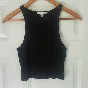 American Eagle black crop top